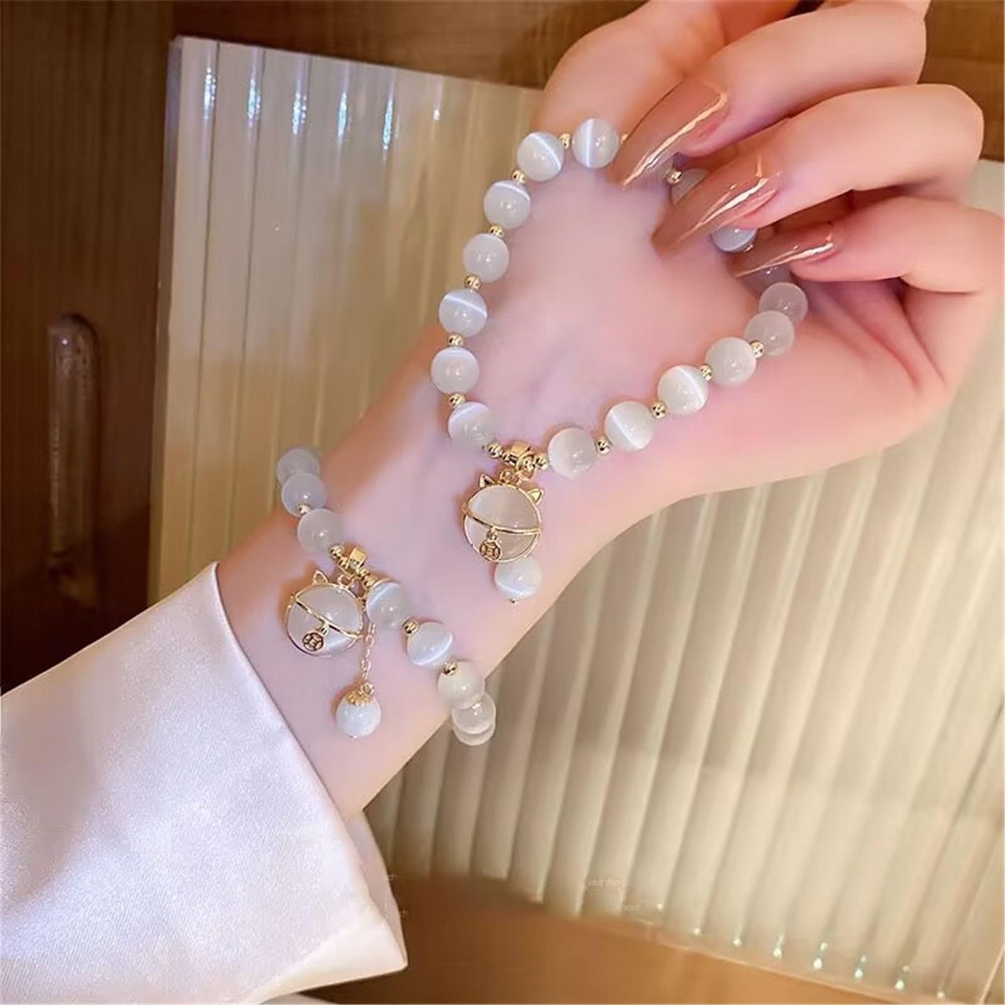 HoD | Special Pearl Bracelets for Women 2025 Layered Lucky Bead Jade Pure Handmade Vintage Stylish Strand Wedding Gifts Jewelry for Brides